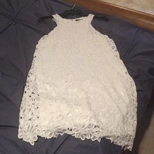White lace dress
